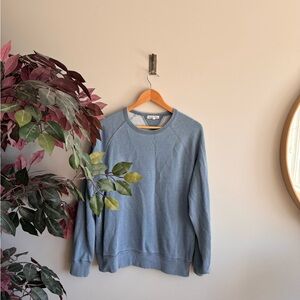 Alex Mill Heathered Blue Crewneck Sweatshirt